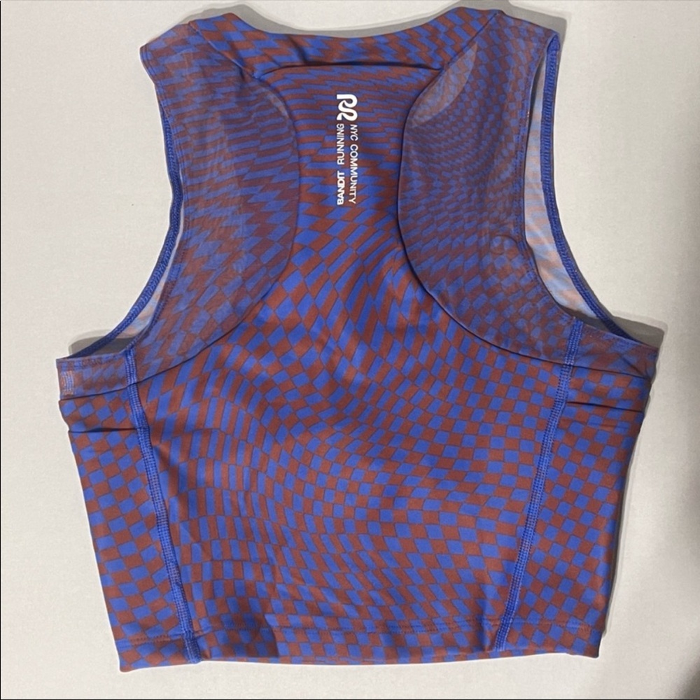 Bandit Stamina Lyra Race Crop - Size Medium - Deep Peri Blue with Rust - EUC - Picture 3 of 4